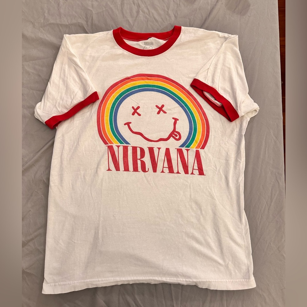 Nirvana ringer tee